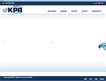 Tablet Screenshot of kpa-pumps.de